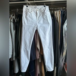Good American Good Legs Crop | White | Size 14/32 | GUC